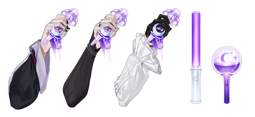 Hand Assets + Custom Lightsticks